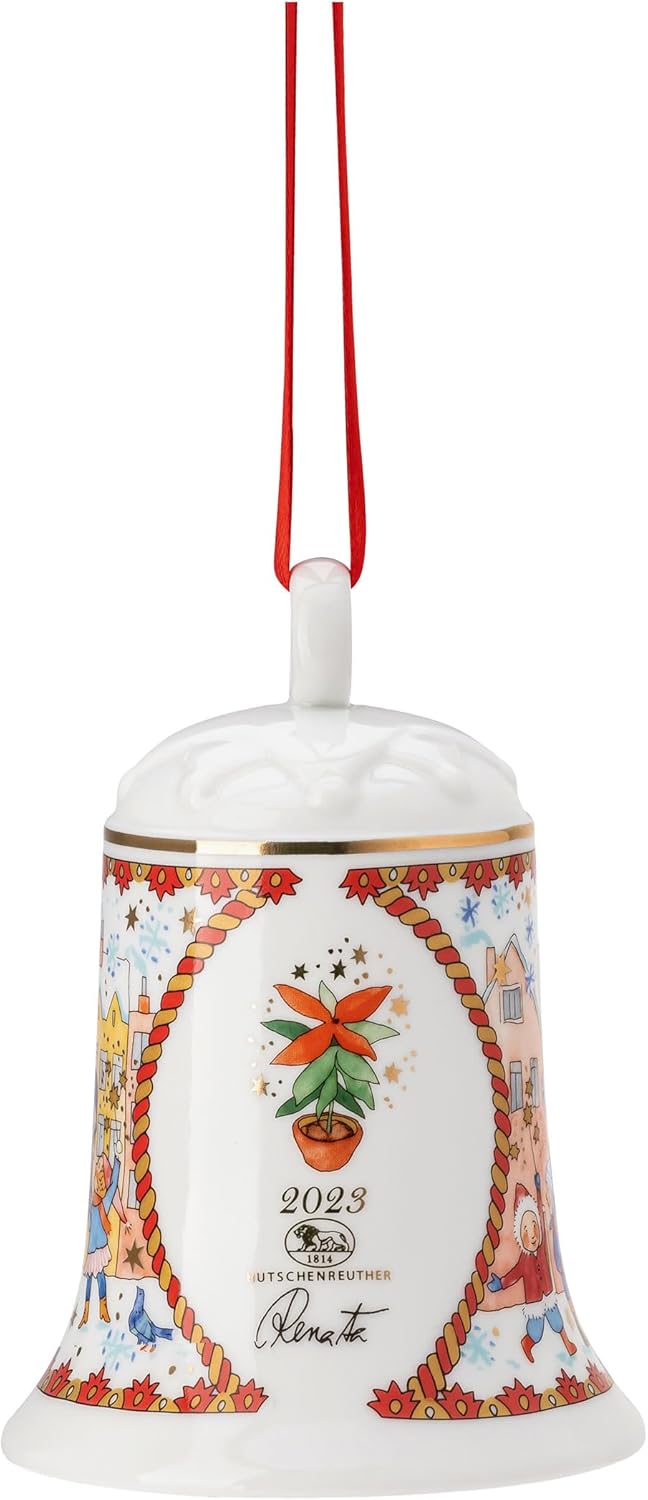 Hutschenreuther Sammelkollektion 23 Weihnachtsklänge Porzellanglocke 12cm