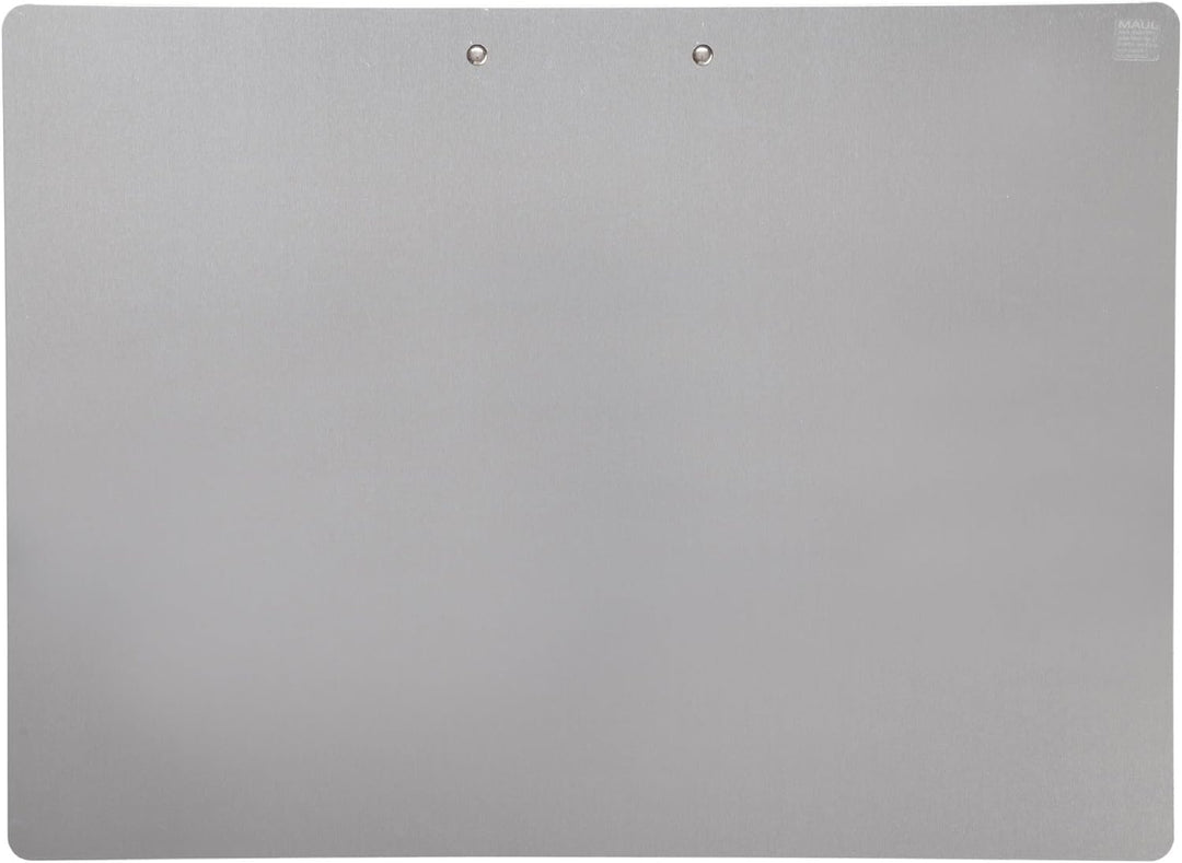 MAUL Klemmbrett Aluminium A3 Schreibunterlage zum Aufhängen mit Bügeklemme 8 mm Clipboard zum Schrei