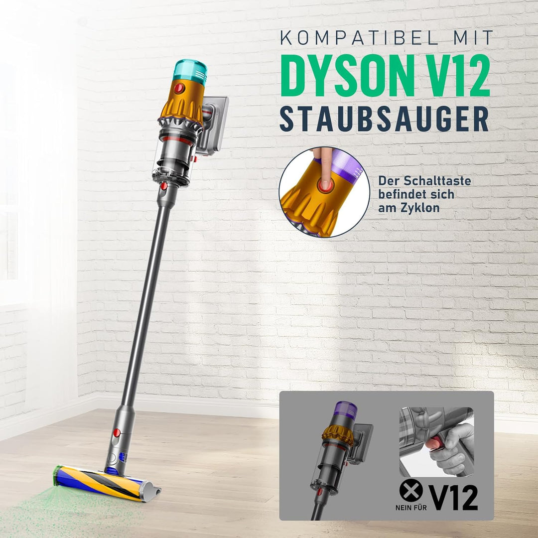 V12 Bürste für Dyson V12 Detect Slim Absolute Bürstenwalze Bürsten, Staubsauger Rolle Ersatzteile, S