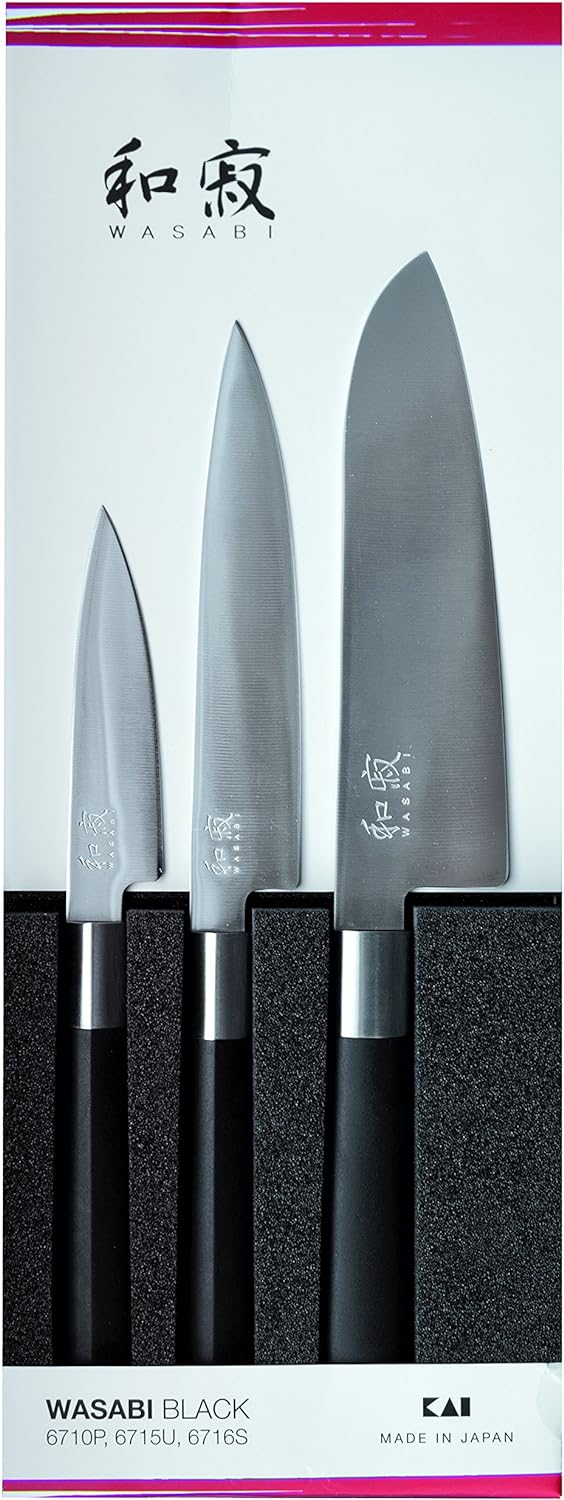 KAI Wasabi Black Wasabi Black Set 6710P, 6715U, 6716S, 67S-310