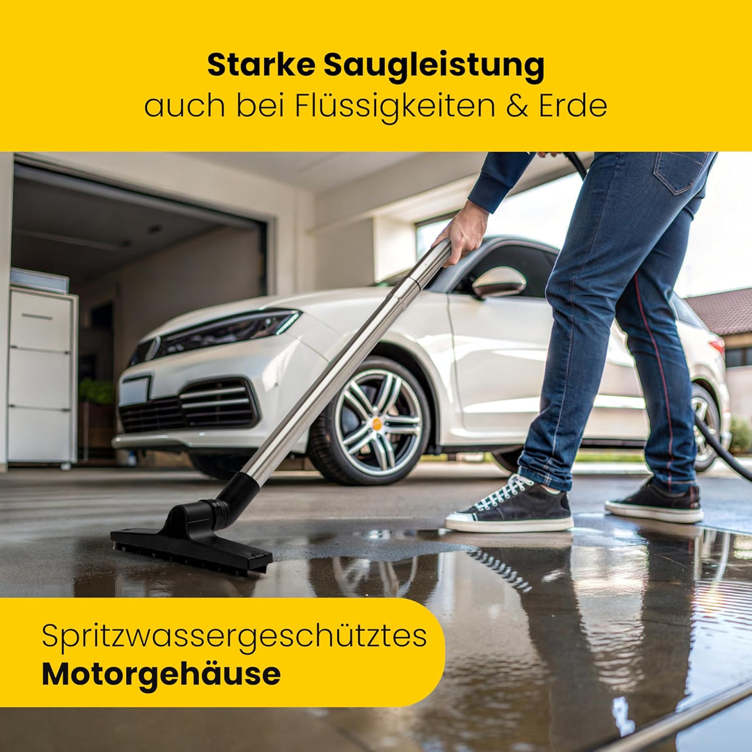 Bomann® Nass Trockensauger inkl. Gebläs- u. Shampoo-Funktion, Staubsauger mit 2-Fach Filtersystem, W