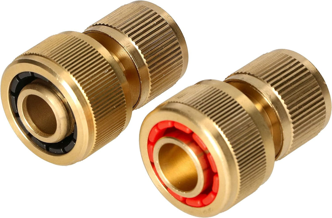 KOTARBAU® Schnellkupplungssatz aus Messing 3/4“ für Gartenschlauch mit Wasserhahnanschluss