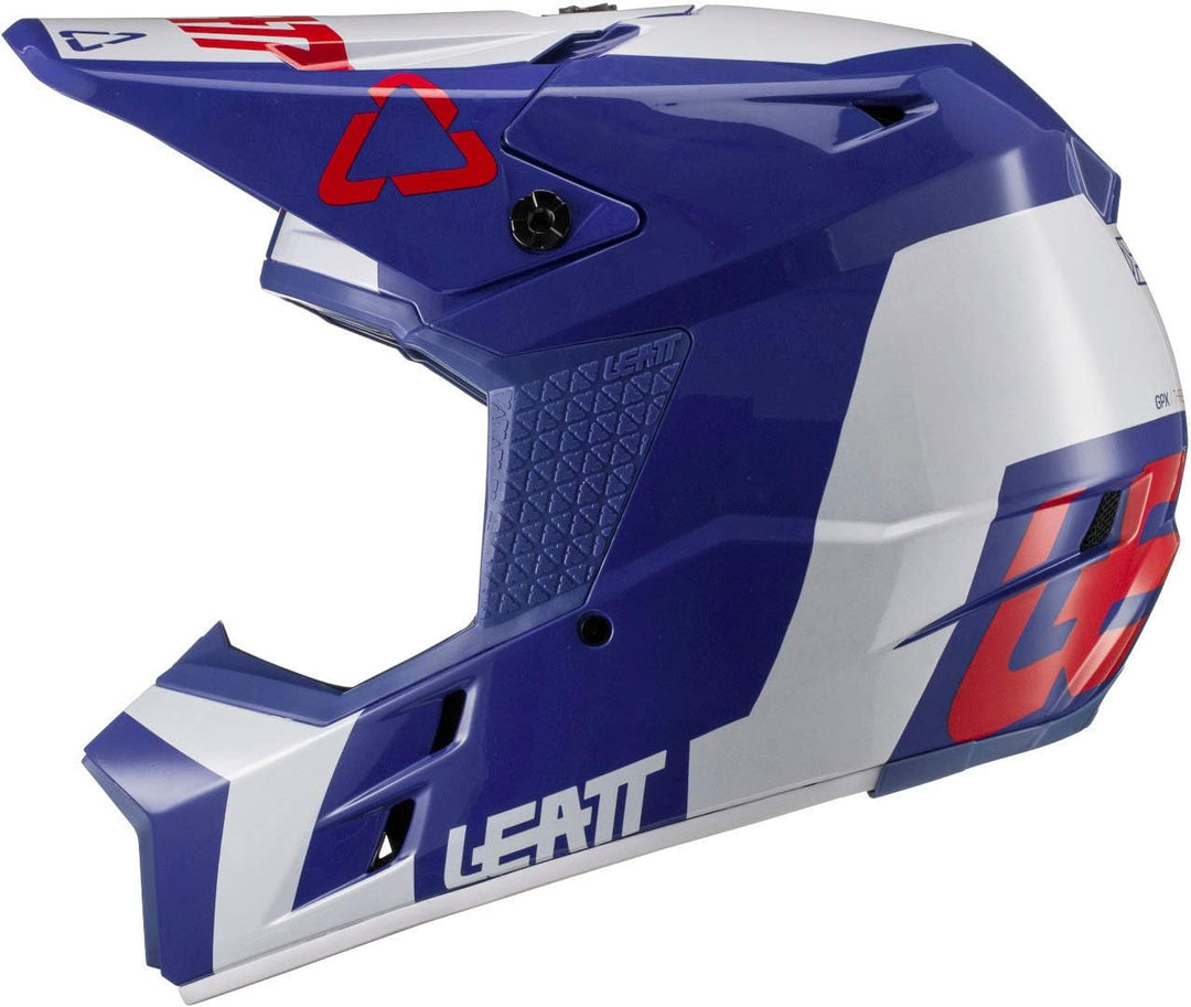 Leatt GPX 3.5 V20.2 Motocross Helm Blau/Weiss M (57/58)