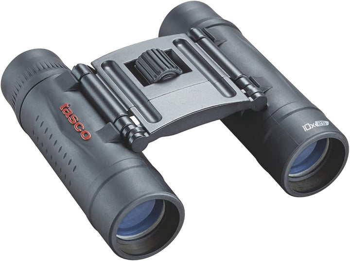Tasco - 10x25 - Essentials - Dach - Fernglas - Kompakt - Mehrschichtvergütet - Schwarz - 168125, Sch