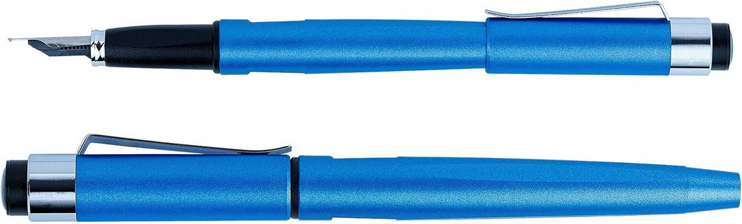 Diplomat Magnum Ägäis Blau Füllhalter-Set, Füllfederhalter im Set mit Schreibtinte und Konverter, Sc