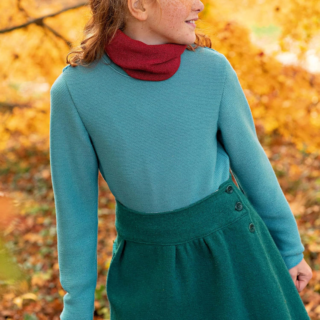 Disana Linksstrick-Pullover 86-92 Curry, 86-92 Curry