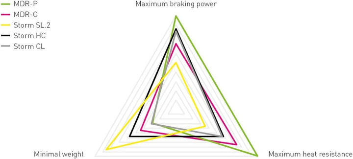 MAGURA - Disco freno per bicicletta Storm HC, Ø 203 mm, 6 fori, 6 viti, colore: argento, 203 mm
