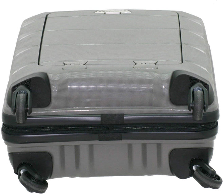 Bowatex Aktenkoffer Pilotenkoffer Laptop Koffer Trolley Grau Anthrazit 54 cm