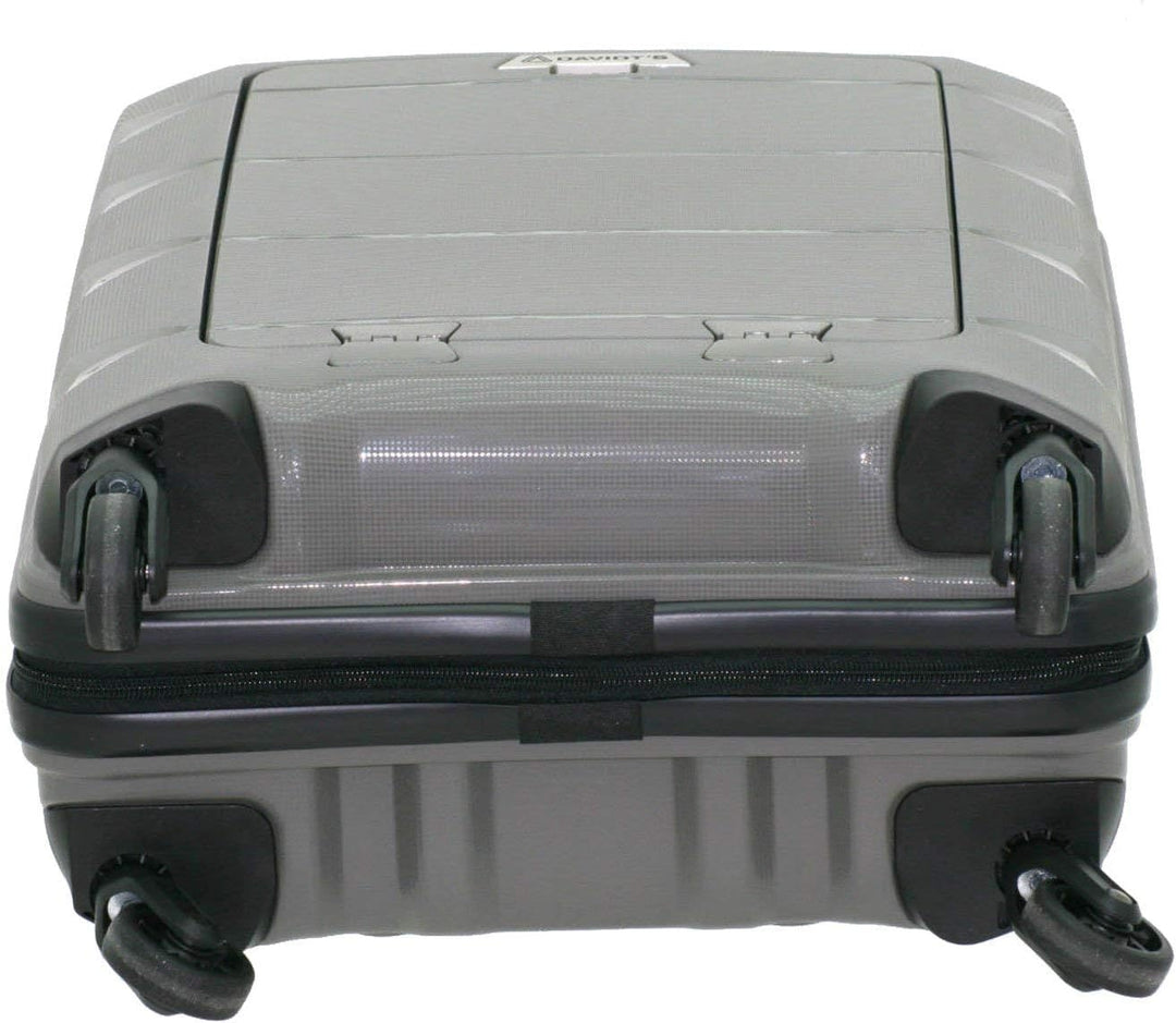 Bowatex Aktenkoffer Pilotenkoffer Laptop Koffer Trolley Grau Anthrazit 54 cm