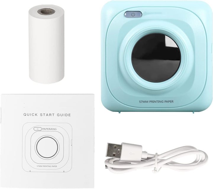 Bisofice PAPERANG P1 Mini Fotodrucker Taschendrucker BT Wireless Thermodrucker Tragbarer Drucker 200