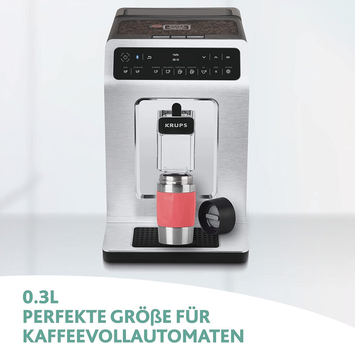 Emsa N21610 Travel Mug Compact Thermo/Isolierbecher aus Edelstahl | 0,3 Liter | 3h heiss 6h kalt | B