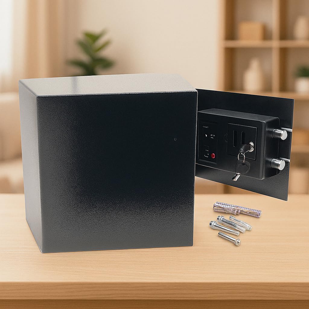 Elektronischer Tresor - 250 x 350 x 250 mm - Sicherer Aufbewahrungsort mit elektronischem Schloss Sc