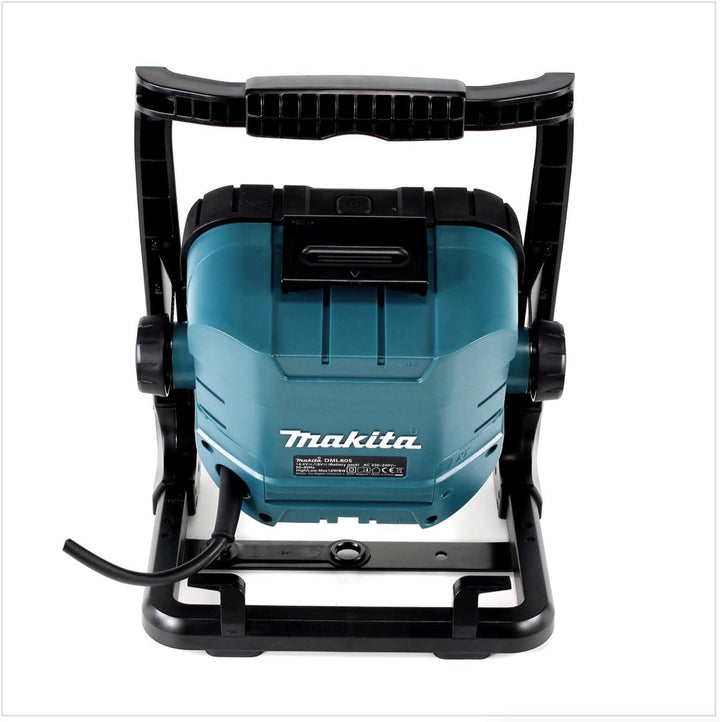 Makita DEADML/DML 805 LED Baustrahler 14,4-18 Volt / 230 Volt + 1x BL 1850 B 18V - 5 Ah Li-Ion Akku