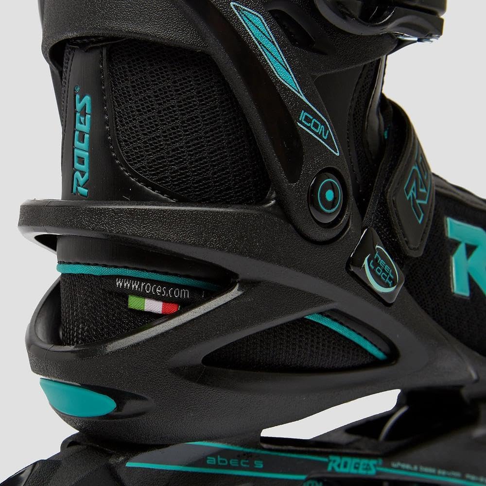 Roces Damen Icon Inliner 40 black/aqua, 40 black/aqua