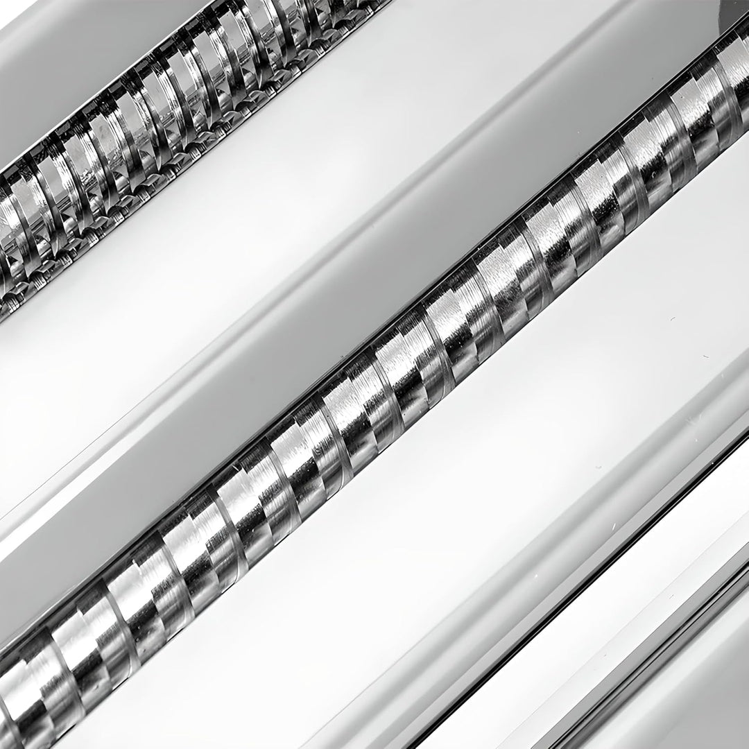 Retoo Manuelle Nudelmaschine Edelstahl, Pasta Maker, Pastamaschine Nudel Maschine für Spaghetti, Las