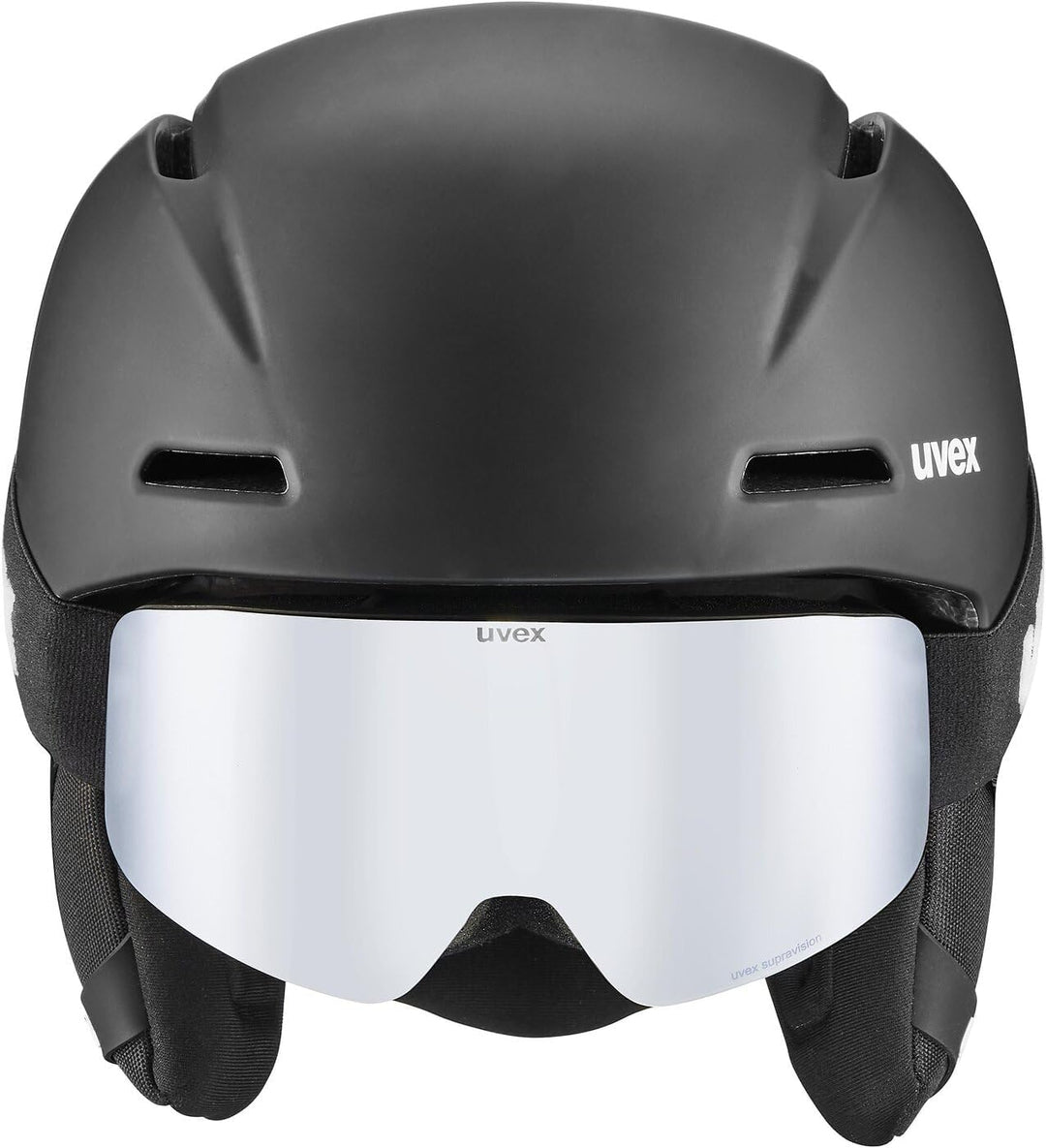 uvex Unisex Kinder S56s317 Skihelm & Skibrille black matt 51-55 Single, black matt 51-55 Single