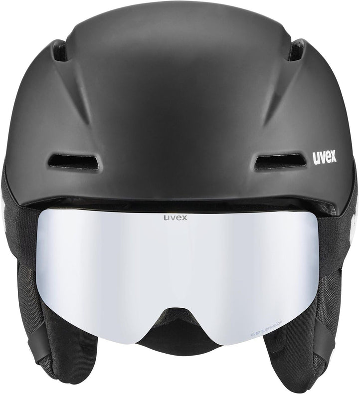 uvex Unisex Kinder S56s317 Skihelm & Skibrille black matt 51-55 Single, black matt 51-55 Single