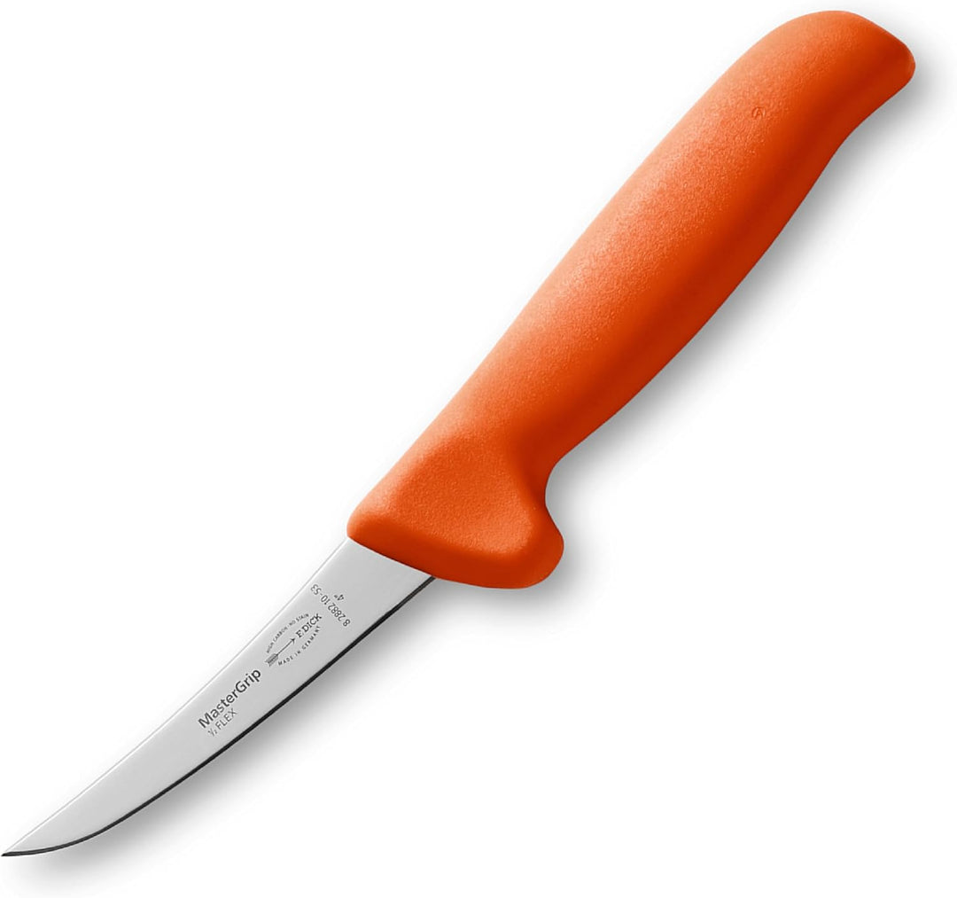 F. DICK Ausbeinmesser, Semi-Flex, Metzgermesser MasterGrip (Messer mit Klinge 10 cm, X55CrMo14 Stahl