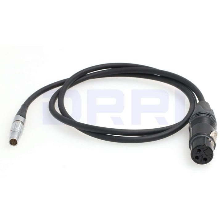 DRRI Audio-Eingangskabel XLR 3-polig weiblich auf 0B 6Pin für ARRI Alexa Mini LF LINE-Level 6P-3XLR-