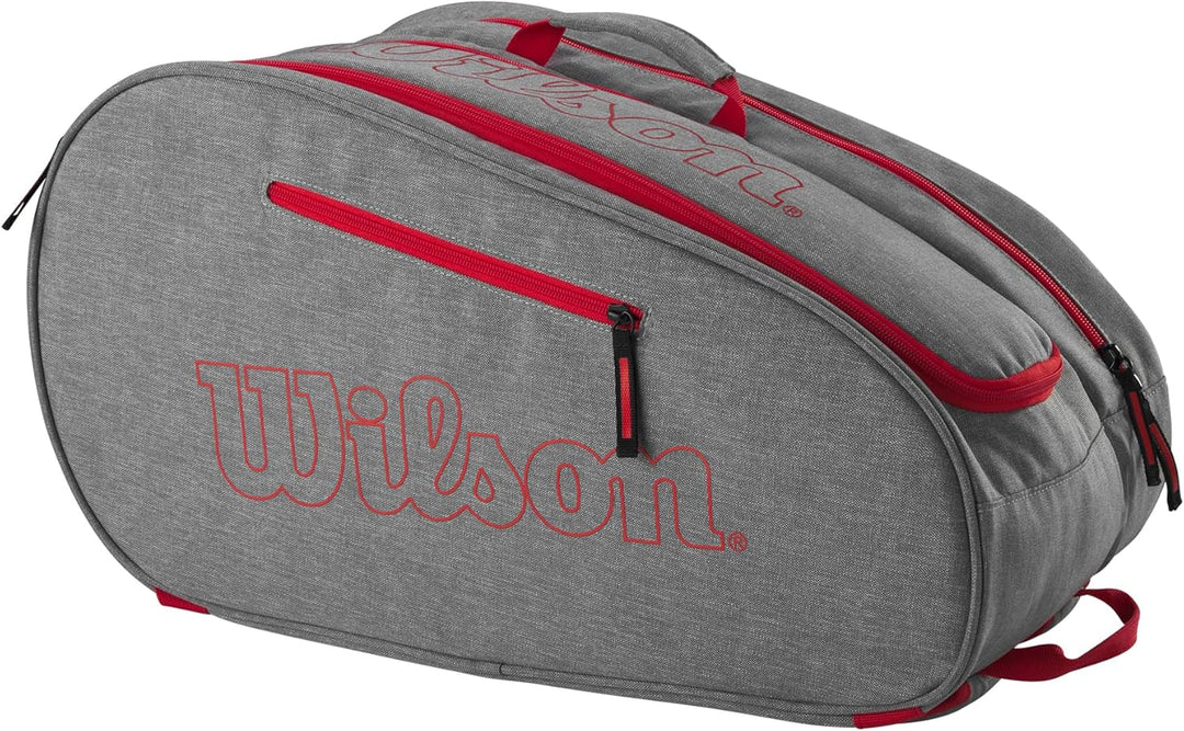 Wilson 22 x 11.5 x 12" / 56 x 29 x 31 cm Grau / Hellrot, 22 x 11.5 x 12" / 56 x 29 x 31 cm Grau / He