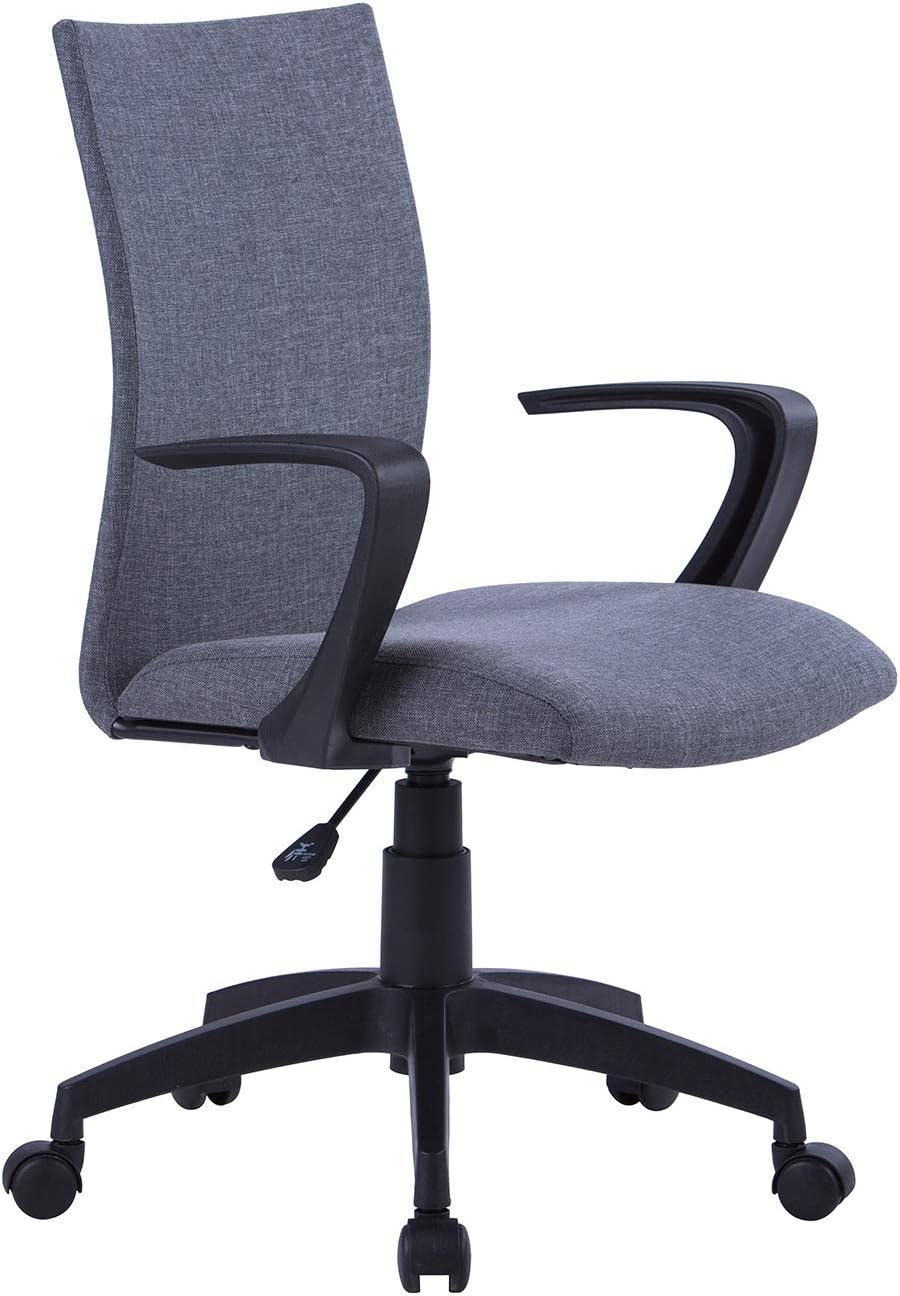 SixBros. Bürostuhl Grau - W-157A/8176, Grau