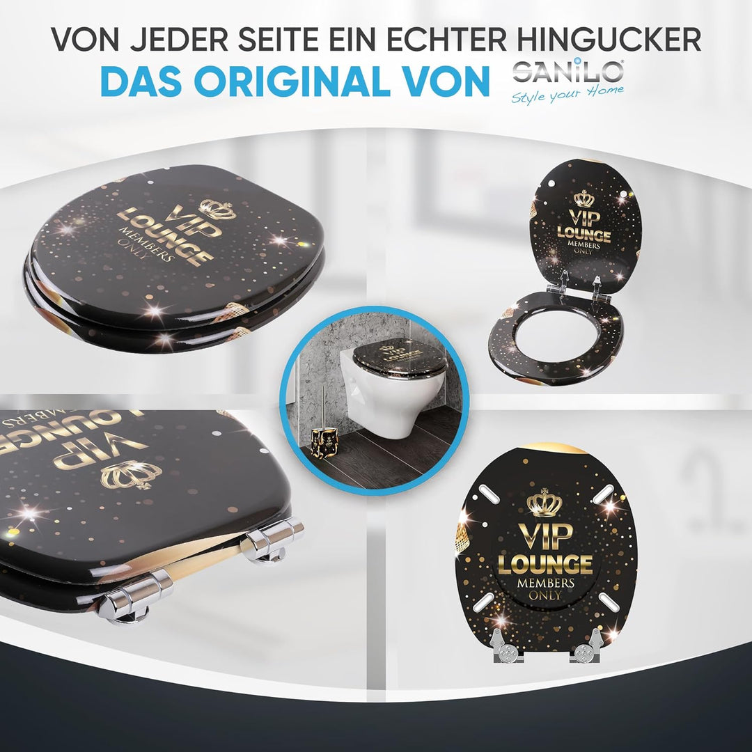 WC Sitz mit Absenkautomatik, viele schöne schwarze zur Auswahl, hochwertige und stabile Qualität aus