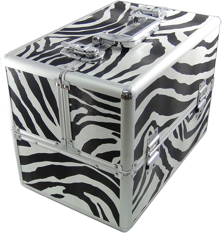 DynaSun Alu Beautycase Schminkkoffer Beautycase Alu Design Bs35 Zebra, Bs35 Zebra