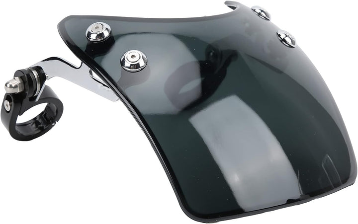 Aramox Motorrad Windabweiser Scheinwerferverkleidung, Universal Motorrad Windschutzscheibe Scheinwer
