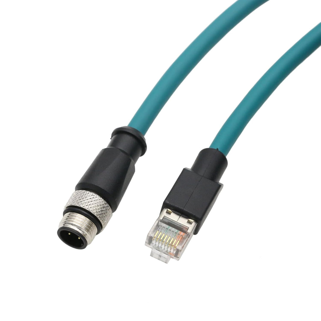 HangTon Ethernet M12 4-Pin D-Codierung RJ45 CAT5e Kabel für Cognex Sick Sensor Industrial Profinet N