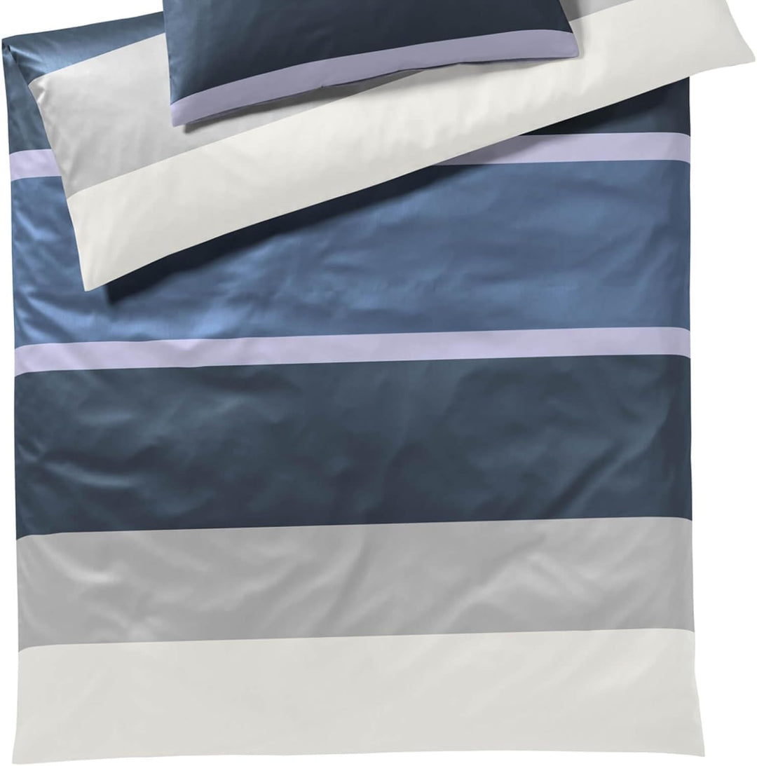 JOOP! Mako-Satin-Bettwäsche-Garnitur 4095 Mood Farbe Aqua Grösse 155x220cm+80x80