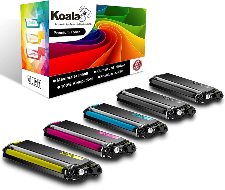 Koala Toner kompatibel für Brother TN-243CMYK TN247 TN243 für MFC-L3750CDW MFC-L3770CDW HL-3210CW HL