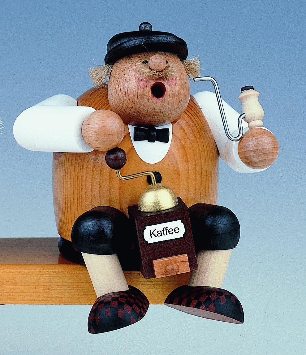 KWO Räuchermann Kaffeesachse Kantenhocker