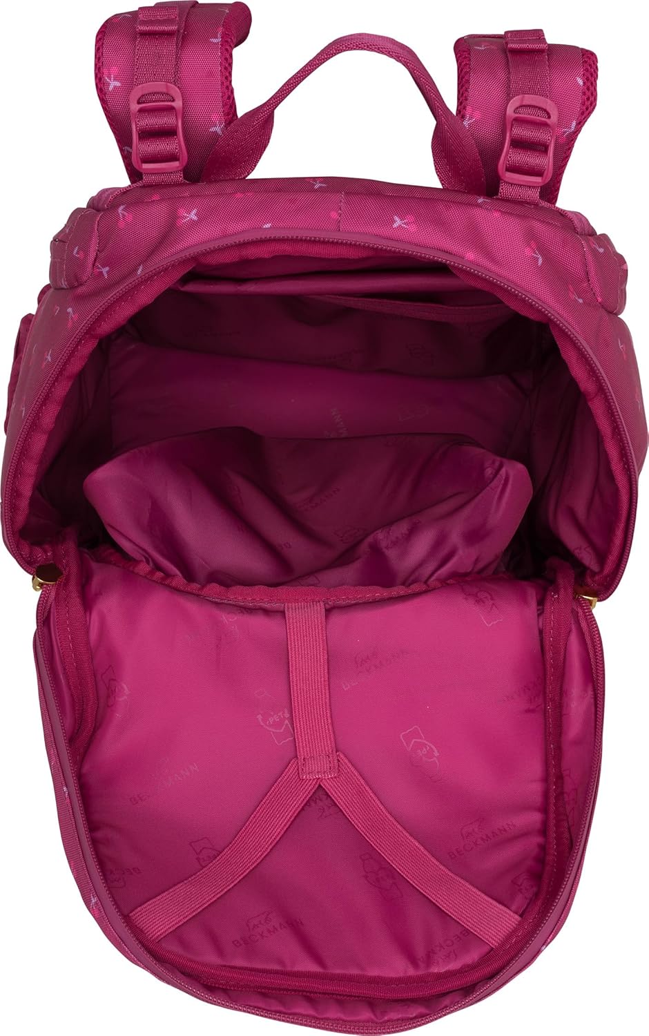BECKMANN, Schulrucksack-Set Active Air FLX, 6-teilig, Grundschule, inkl. Regenüberzug, 22L, Cherry