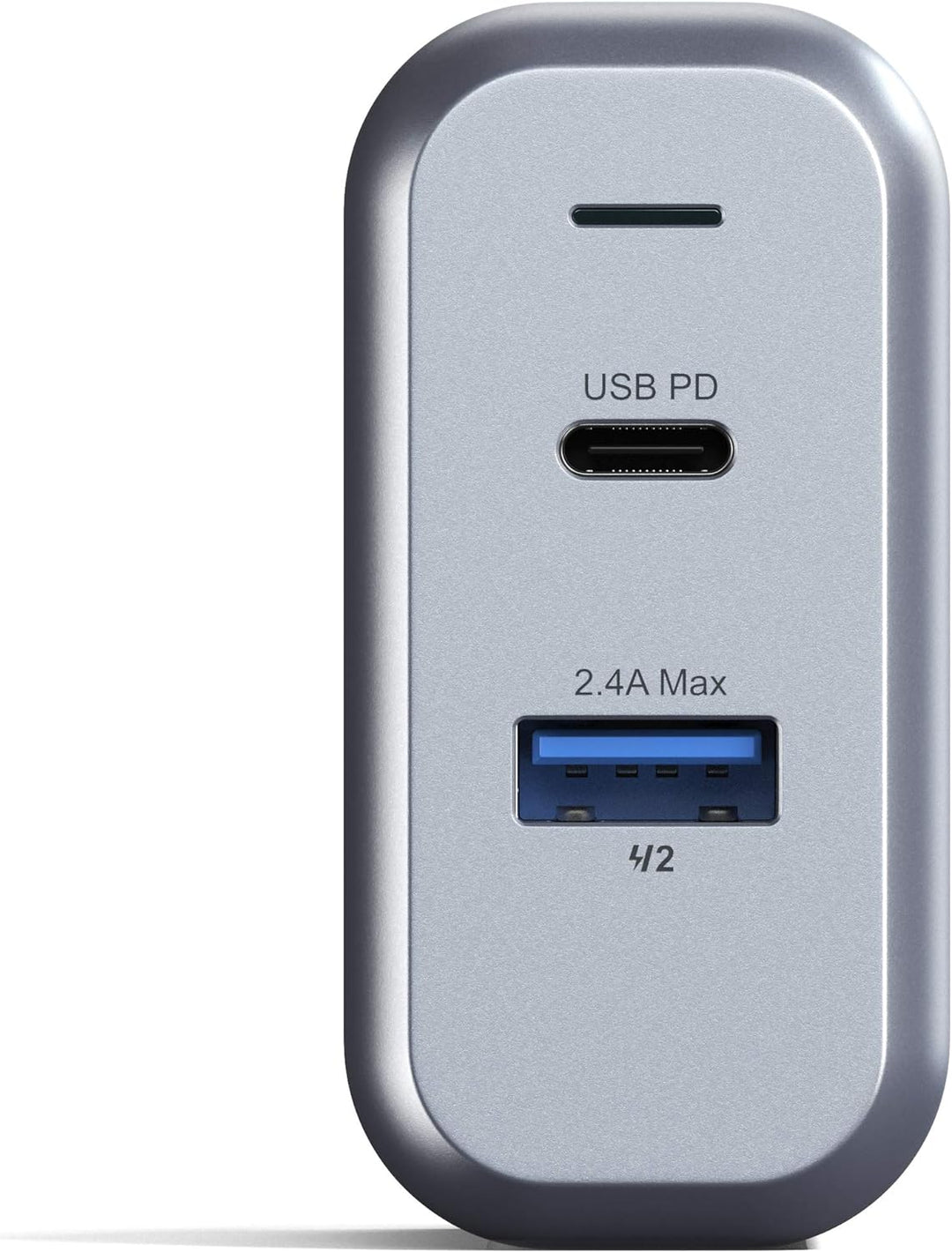 SATECHI 30W Dual Port Wandladegerät mit USB C PD & USB 3.0 Port – Kompatibel mit 2022 iPad Air M1, 2