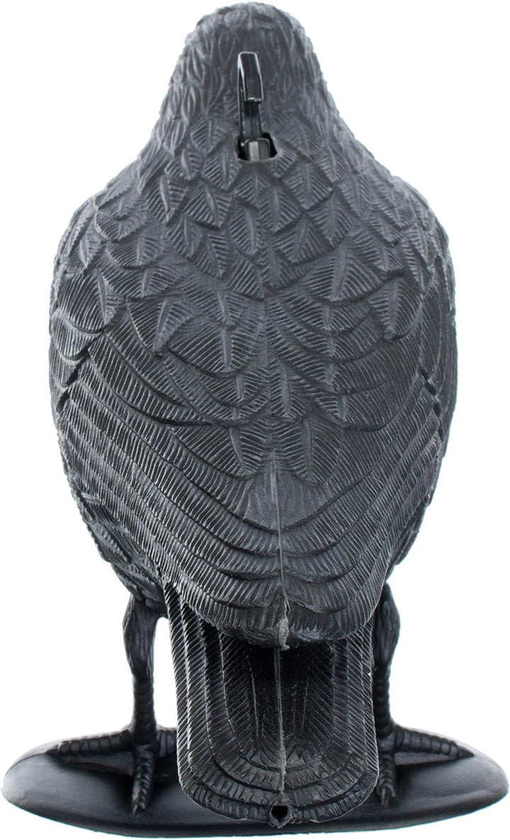 Brandsseller Schwarzer Rabe aus Kunststoff 36 x 20 cm Taubenabwehr Vogelschreck gegen kleine Vögel u