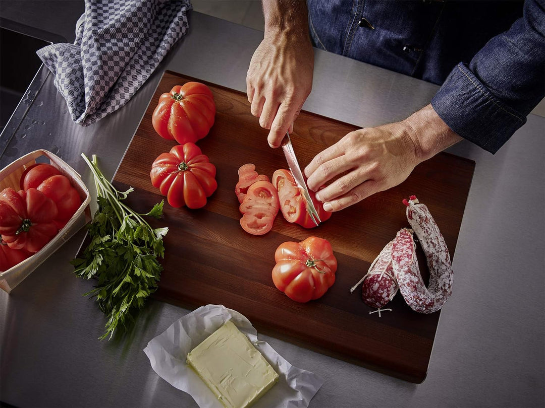 WÜSTHOF Classic Messersatz mit 2 Messern, Schwarz,silber Santoku & Gemüsemesser, Santoku & Gemüsemes