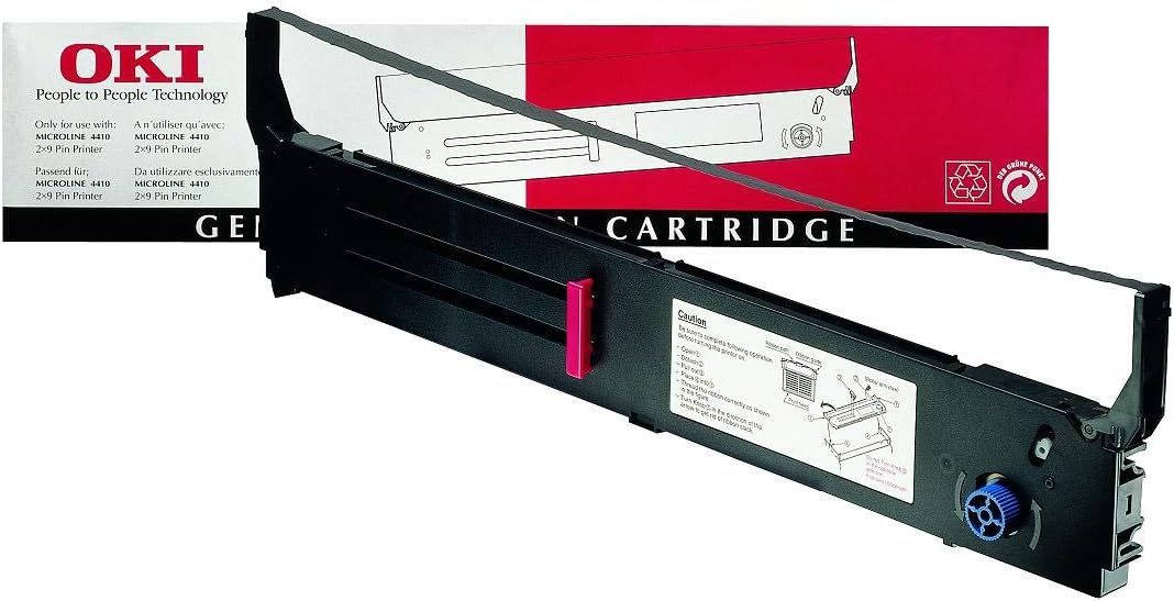 Oki Black Nylon Ribbon for ML 4410 – Signs (schwarz-Band, Punktmatrix, 15000000 Zeichen) Nicht