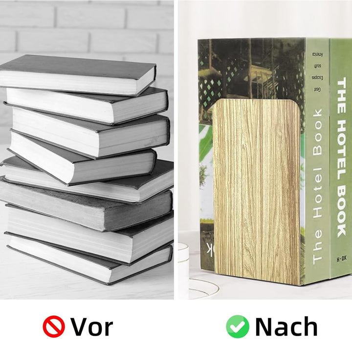 DARUITE Buchstütze, Buchstützen Metall Bücherhalter Bücherregal Kinder Bücherständer Kinder Book Hol
