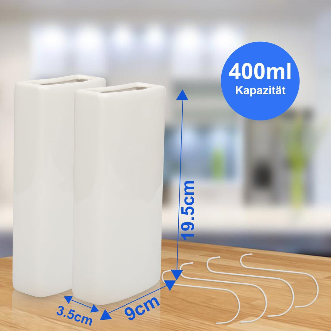 Lospitch Heizkörper Luftbefeuchter Keramik Wasserverdunster für die Heizung – 16 Stück Luftbefeuchte