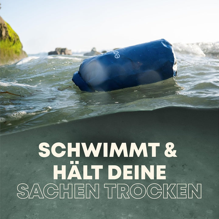Earth Pak – Wasserdichter Packsack mit Schultergurt und wasserfester Handyhülle – Ideale Rolltop Tas