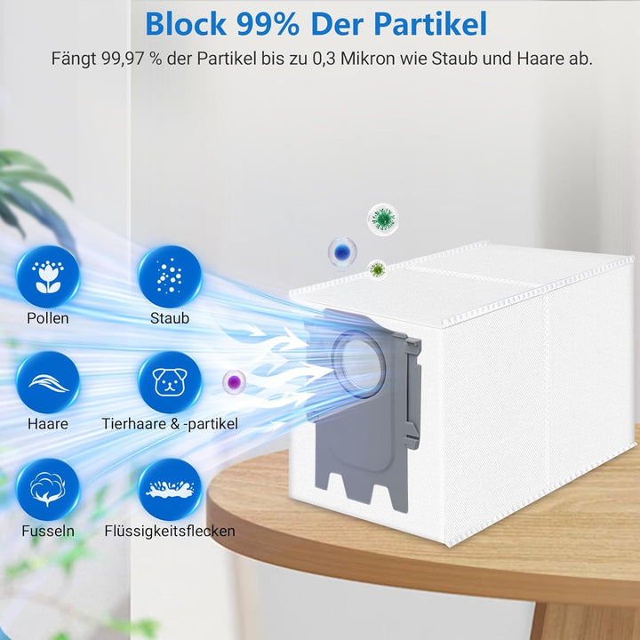 14 Stück Staubbeutel Ersatz für Roborock Q Revo/Qrevo Pro/Qrevo MaxV/Qrevo S/Qrevo master / S8 MaxV