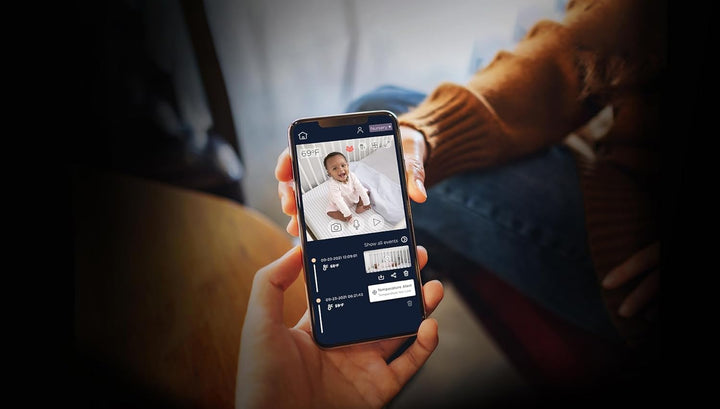 Motorola Nursery Babyphone mit Kamera - Baby Monitor VM85 Connect - Überwachungskamera Innen mit Far