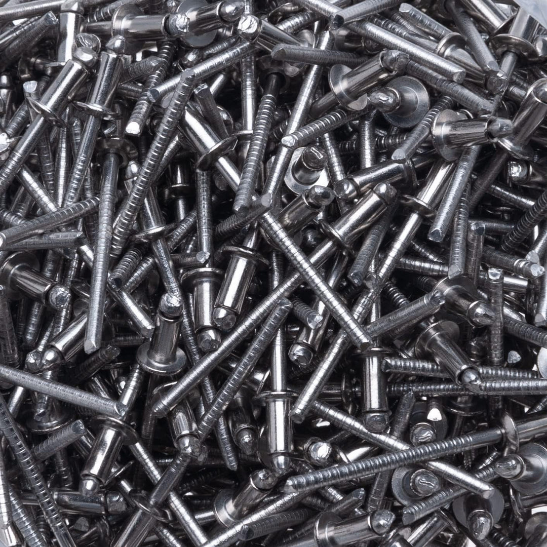 3.2mm x 8mm Blindniete von Keple, Blinde Pop-Nieten, 500 Stück – Edelstahlnieten für Metall,Blindnie