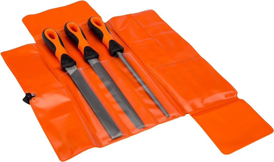 Bahco 1-473-08-2-2 Ergo Feilensatz 3 -Tlg 200mm Hieb 2 1St. 200 mm Mehrfarbig, 200 mm Mehrfarbig