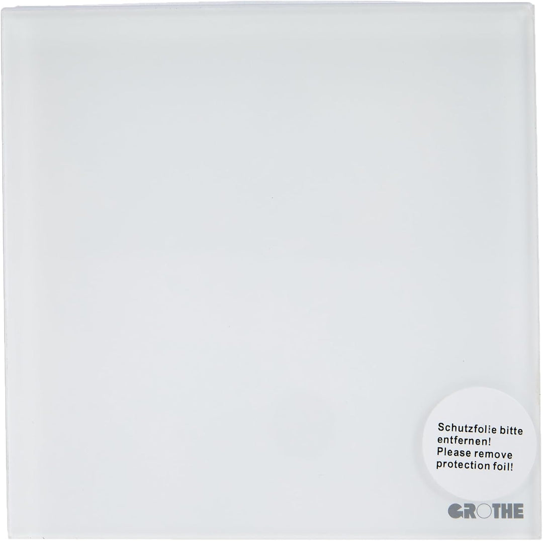 UNITEC Zweiklang-Gong Luna, Glasplatte, fest verdrahtet, 83dB, 8 bis 12 V Wechselstrom oder 9V-Block