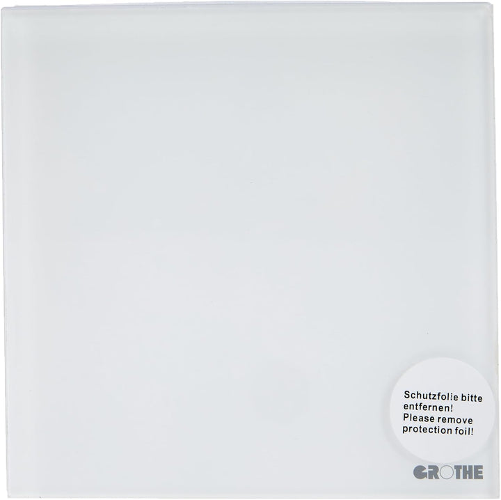 UNITEC Zweiklang-Gong Luna, Glasplatte, fest verdrahtet, 83dB, 8 bis 12 V Wechselstrom oder 9V-Block