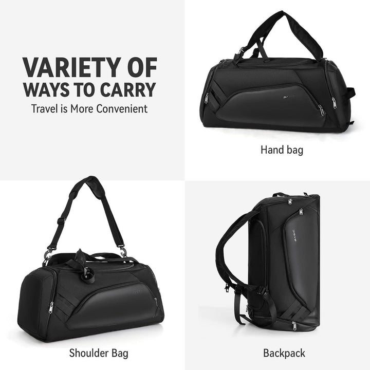 Sport Gym Bag Men,Sport Duffel Bag with Shoes Compartment and Wet Pocket Travel Duffel Bag Lightweig