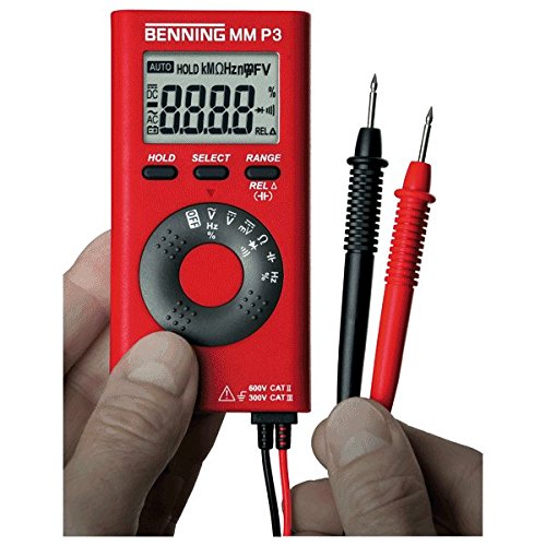 BENNING 044084 MM P3 Digital-Multimeter im Pocketformat & JOKARI 20050 Abisolierzange Super 4 plus,