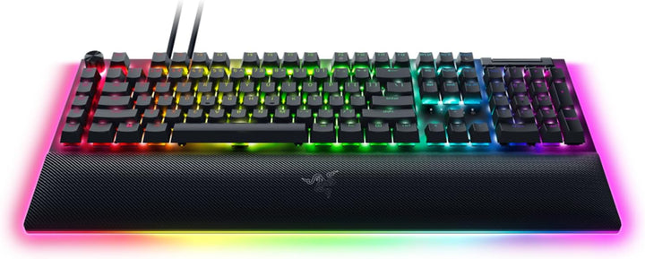 Razer BlackWidow V4 Pro - Mechanisch Gaming Toetsenbord - Yellow Switch - QWERTY - Zwart (RZ03-04680