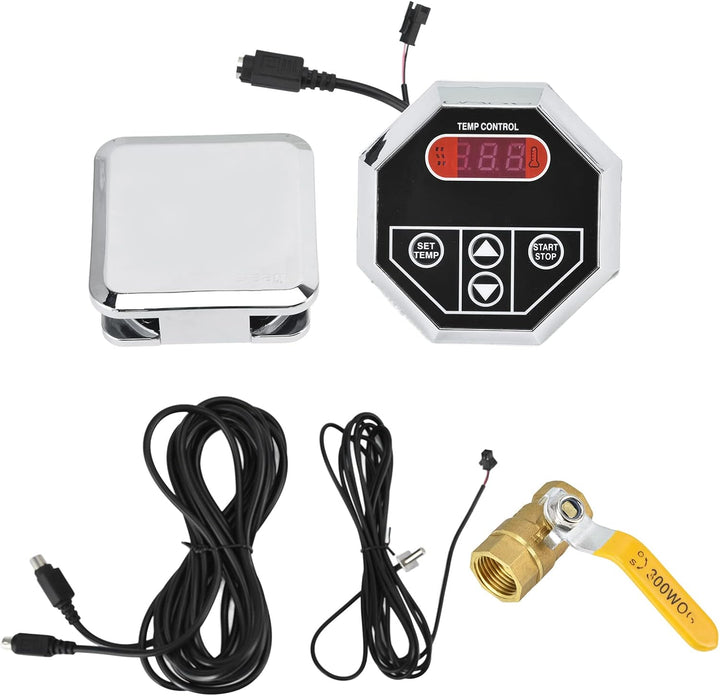 Dampfdusche Generator Kit System, 3KW Dampfgenerator Dampfdusche Automatische Entkalkung SPA Saunaba